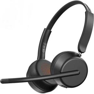 Spark07 
Wireless Headset, Bluetooth 5.4 Headphones with AI Noise-Canceling Mic for Work, for Phone, Computer, Black