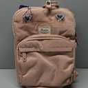 RUVALINO Diaper Bag Backpack, Multifunction Travel Back Pack for Girls, Maternity Baby Changing Bags with Changing Pad for Mom, Large Capacity, Waterproof and Stylish, Pink