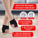 2PCS Bunion Corrector for Women & Men,Big Toe Separators-Bunion Splint-Bunion Pads-Hammer Toes Straightener-Toes Spacers Pain Relief, Comfortable & Breathable for Day/Night
