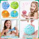 6 Pack Dinosaur Slime Kit for Kids, DIY Slimes Sets Colorful Sensory Toys Non-Sticky Stress Relief Party Favors Birthday Gifts for Boys Girls