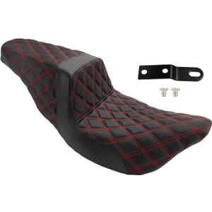 Rider Passenger Seat Front Rear Cushion Red For Harley Davidson Street Glide EFI FLHX 2008-2023, For Harley Road Glide Special FLTRXS 2015-2023 Road King Special FLHRXS 2017-2023