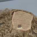 SEIKEA Highlight Drawstring Ponytail Extension, PT005 Isabella 26" Long Bohemia Curly Pony Tail Multi Layered Light Soft Clip in Hair Extensions Ponytail Natural Dark Blonde White Blonde Highlight