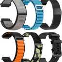 CARBINOX Band Durable 22mm Compatible Smartwatches Adjustable, Secure Fit