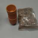 Hushee 36 Pack Small Terracotta Grow Pots with 36 Seedling Blocks Starter Kit for Planting Enthusiasts Indoor Outdoor Plants DIY Garden Plants Gardening Gifts(2.36 x 2.76 Inch)