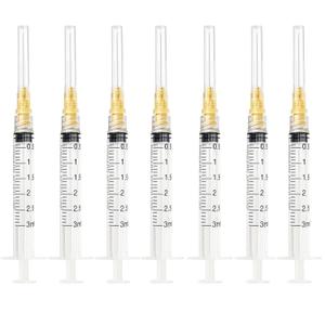 100pcs 3ml/cc 25G 1.5 inch (38mm) Industrial Scientific Accessories, Refilling Liquid, Individually Wrapped