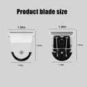 Mag Timmer Blade Replacement 2111 Blades Compatible with Wahl Sterling Mag Trimmers Blades,Fits Sterling Mag Trimmer 8841/8143 /8700/8779 and Beret 8841 Trimmer (Silver/2Pack)