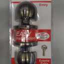 Lewis Hyman 1731100 Atlas Ball Entry Door Knob, Antique Brass