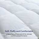 Maple&Stone Down Comforter Full Size, Heavyweight Duvet Insert with 8 Corner Tabs, Extra Fluffy Comforter with Cotton Cover, Luxury Hotel Bedding (82 x 86 Inches, White)