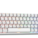 KOORUI 60% Mechanical Gaming Keyboard, Mixed Colors LED Backlit Ultra-Compact 68 Keys, Mini Wired Keyboard with Red Switch for Windows Laptop PC/Mac OS/Xbox