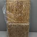 Wicker Storage Basket Foldable Hyacinth Storage Box Set of 2, 12x12x12 Inch - Handmade Woven Basket for Closet,Shelf Organization & Decor