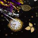 Fancy Land 2026 Happy New Year Tablecloths 3 Pack New Years Eve Party Decoration NYE Disposable Plastic Tablecloths 54 x 108 Holiday Party Table Cover Decoration