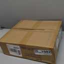 Kuject Large Shoe Organizers Storage Boxes for Closet, 12 Pack Clear Plastic Stackable Storage Bins with Lids, Under Bed Shoe Containers for Entryway, Drop Front, Fit up to Women's Size 10, Black