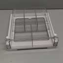 vacane Refrigerator Organizer Drawer,Under Shelf Pull Out Drawer with Divider,Pantry Drawer Under Cabinet Shelf Hanging Storage, Pull Out Fridge Bins Organizer U