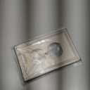 4-Pack Duplex Outlet Cover Plate, Metal Wall Plates for Electrical Outlets, Brushed Nickel 1 Gang Receptacle Cover, Pearls Decorative Switch Plates and Outlet Covers