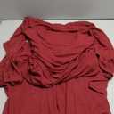 BORIFLORS Women's Bodycon Ruched Mesh Long Sleeve Maxi Dress Mermaid Ruffle Formal Cocktail Party Long Dresses (Wine Red, XL)