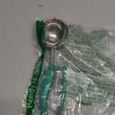 PATIKIL 3.2 Ounce Ice Cream Scoop with Trigger, Stainless Steel Portion Cookie Scoop with Thumb Trigger for Cookie Dough Cupcake Batter Baking, Green 96ML