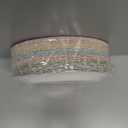 72 Pieces Pastel Rainbow Paper Plates 7 Inch Bulk Plates Disposable Round Dessert Plate Heavy Duty Solid Color Paper Plate Table Decors Party Supply for Birthday, Dinner, Wedding