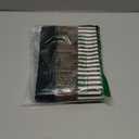 Set of 2 Farmhouse Decor Stripe Patchwork Black Linen Throw Pillow Covers, Modern Tan Faux Leather Accent Pillow Covers 18x18 inch, Black Stripe