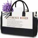 Canvas Tote Bag For Women, Summer Gift Ideas - Minimalism Tote Bag - A00