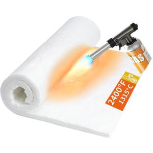 High-Temperature 2400F Ceramic Fiber Insulation Blanket 39.4"24"0.8"(Thick) - Fireproof & Heat Resistant for Dishwashers, Wood Stoves, Kilns, Forges, Furnaces, Fireplaces, Foundries, Pizza Ovens High-Temperature 2400F Ceramic Fiber Insulation Blanket 39.4"24"0.8"(Thick) - Fireproof & Heat Resistant for Dishwashers, Wood Stoves, Kilns, Forges, Furnaces, Fireplaces, Foundries, Pizza Ovens
