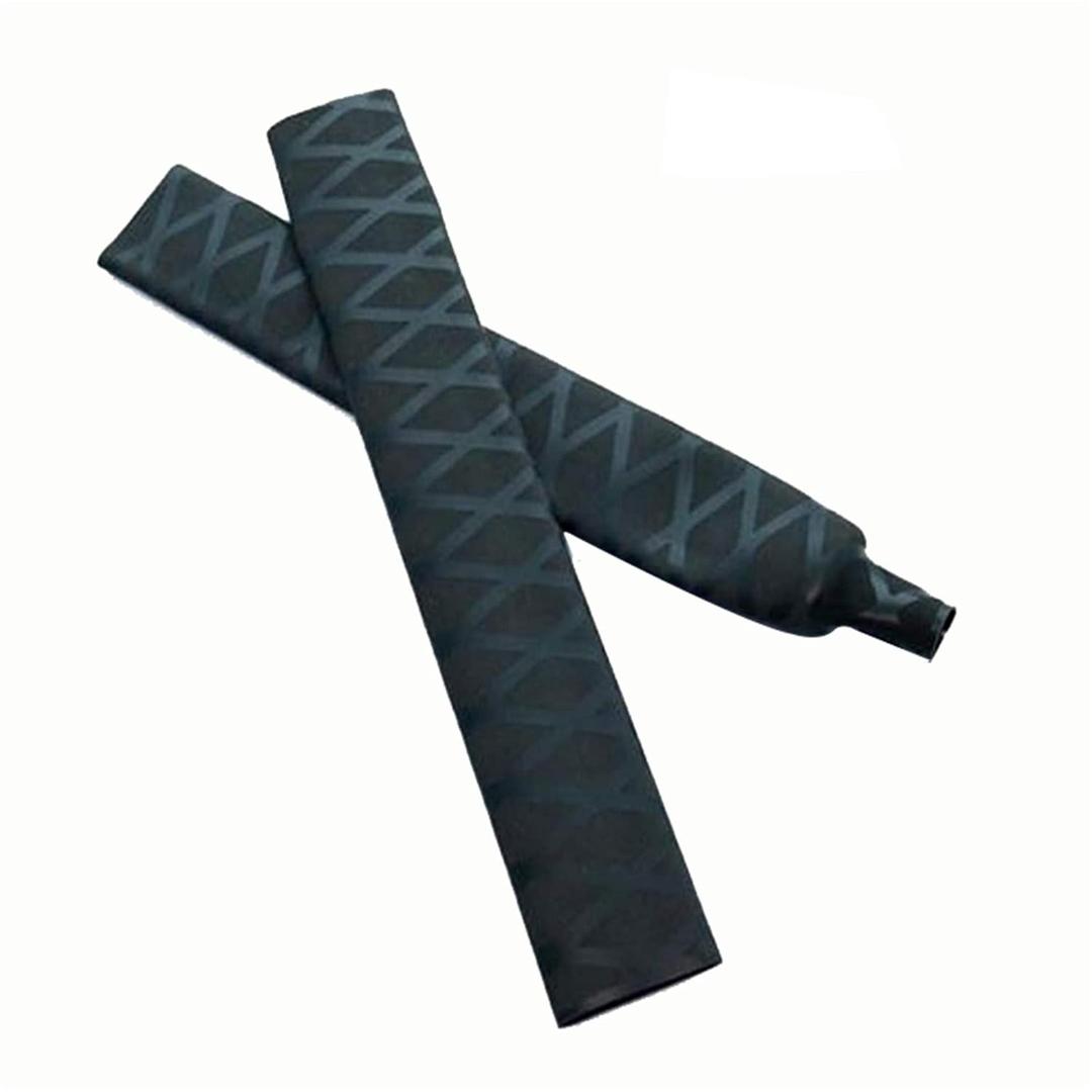 Skid-Resistant Heat Shrink Tubing Fishing Warp Tubes Rod Handle Shrink Warp (Diameter 30mm,39",Black)