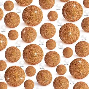 120Pieces Floating NO Hole Pearls Beads for Vases and 500 PCS for Floating,for Centerpiece,Home Decor,Party Table Wedding,Makeup Brush Beads (120PCS-Light Purple)
