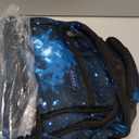 MITOWERMI Boys Backpacks for Primary Junior School Kids Backpack with Lunch Box Galaxy Space Bookbags for Boys Girls (Black-blue Galaxy)