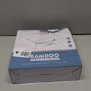 CKIU 10-inch Paper Plate Dispenser Under Cabinet, Bamboo Paper Plate Holders, Kitchen Counter Vertical Plate Dispensers Holders Countertop Caddy (For 10-inch Plates, White)