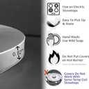 Spring Floral Electric Stove Burner Covers4 Pcs Farmhouse Decor Round Stove Burner Cover8 Inches and 10 InchesGas Stove Burner Cover,Metal Cooktop Flowers Decorative Home Decor,Kitchen Decor