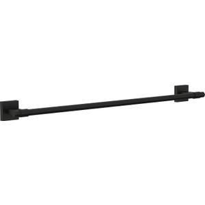 Franklin Brass Towel Rack | 24 Inch Matte Black Towel Bar for Bathroom, Kitchen | Maxted Accessories
