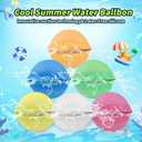 Reusable Water Balloons for Kids Ages 6-12 and Adults | 100% Silicone, Magnet-Free & Durable, Outdoor Toys for Pool, Beach, Backyard (12 Pack)