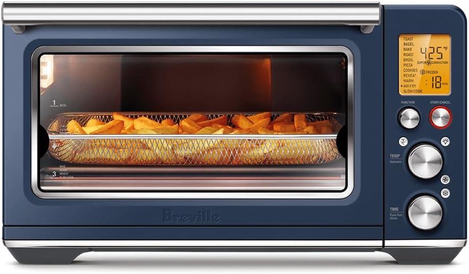 Breville BOV860DBL Smart Oven Air Fryer and Convection Oven, Damson Blue, 0.8 Cu Ft