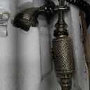 Dyna-Living Vintage Telephone Antique Phone Rotary Old Fashion Phone Vintage Landline Phone Decor, Ringtone Volume Adjustable Rotary Retro Telephone for Home or Office Use (Bronze)