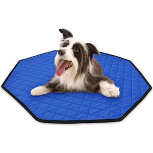 Dog Playpen Mat Pee Pad for Puppy Cat Octagon Shape Non-Slip Washable Whelping Pads Leakproof Potty Training Pads Reusable Absorption Pet Cage Liner (Octagon 45 inches)