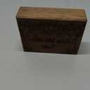 Wooden Engagement Ring Box Small Slim Flat Ring Case for Proposal,Wedding (Grow old with me)