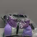 SUNFURA Dog Winter Coat, Warm Dog Coat with Harness for Medium Dogs Boys Girls, Reflective Fleece Lined Pet Winter Jacket Snowsuit for Pug, Jack Russel, Schnauzer, Purple M