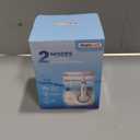 Mornwell Water Dental Flosser for Teeth, 2 Modes and 10 Adjustable Pressure Oral Irrigator for Braces, 8 Multi-Functional Tips for Family, Multiple Users, Home Use, White