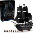 LEGO Icons Captain Jack Sparrow’s Pirate Ship Building Set for Adults, Ages 18+ - Room Decor for Office, Bedroom or Shelf - Collectible Black Pearl Ship for Pirates of The Caribbean Fans - 10365