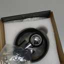 Trailer Hitch Lock Trailer Coupler Lock Fits 2" 2-5/16 Inch, Stainless Steel Trailer Tongue Lock for RV/Camper/Boat Safety with 2 Keys, Black