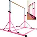Marfula Gymnastic Bar For Kid and Teenage of 3-25, 5Ft/8 FT Base Length 4Ft Width 5Ft Adjust Height, Gymnastic Kip Bar For Gymnast, Gymnastic Training Equipment For Professional Training Home Club Use
