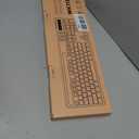 Soueto Wireless Keyboard with RGB Backlit, Phone Tablet Holder for Mac/PC