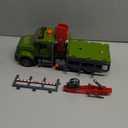 Large Farm Truck Toys for 3 4 5 6 7 8 Year Old Boys,Timber Truck with Loading Crane,Lights and Sounds Vehicles Toy for Kids Childs Toddlers Christmas Birthday Gift