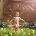 10 Pack Rain Gauges, 1.5" Rain/Sprinkler Gauge for Lawn with Wide Mouth, Accurate Outdoor Rain Gauges Measuring Tool for Yard Garden Deco (Yellow)