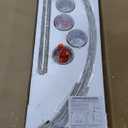 Artiva USA Micah - 5 Arc Floor Lamp w/Dimmer Switch, 360 Degree Rotatable Shades - Bright & Attractive, Brushed Steel