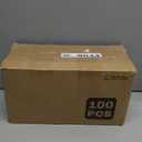 XPCARE 100Pcs Paper Gift Bags 5.25x3.25x8.25'', Small Paper Bags with Handles Bulk, Kraft Paper for Birthday Party Favors, Shopping, Retail White