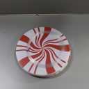 RINOLY 12 PCS Candy Cane Christmas Decorations,8 in Large Double Sided Peppermint Christmas Decorations Tree Ornaments,Plastic Candy Cane Ornaments for Tree Topper Home Vase Xmas Decor