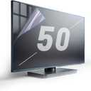 Anti-Glare TV Screen Protector for 50 Inch TV, Matte Film Anti Blue Light Enhancing TV Viewing Comfort Frosted Surface