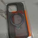 TORRAS Ostand Q3 Air for iPhone 16 Pro Case 6.3'' with Real Airbags, Fit for MagSafe, 360 Magnetic Stand, Camera Control Button, Mil-Grade Protection, Shockproof & Stylish Case for iPhone 16 Pro,Black