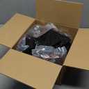 Black Burner Drip Pans WB31M19(8) WB31M20(6) Electric Stove Burner Replacement WB30M1(6") WB30M2(8")&WB17T10006 Terminal Block Compatible for G-E Hot-Point Ken-More by MIFLUS