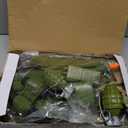 Tacobear Soldier Military Costume for Kids Boys Ages 3-9 Halloween Dress Up Role Play Set with Toy Accessories (S(4-5Years))